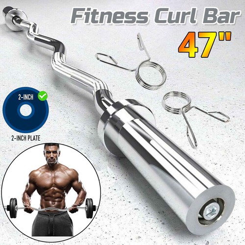 4ft olympic barbell - 4ft, curl