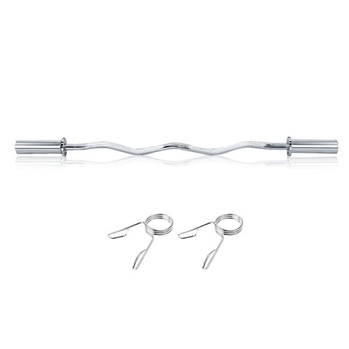 4ft olympic barbell ez - barbell, curl