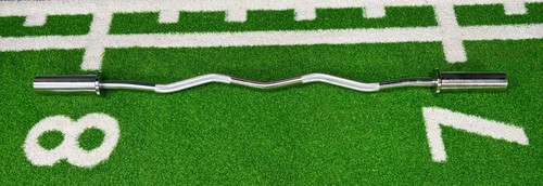 8kg chrome curl - bar-, brand