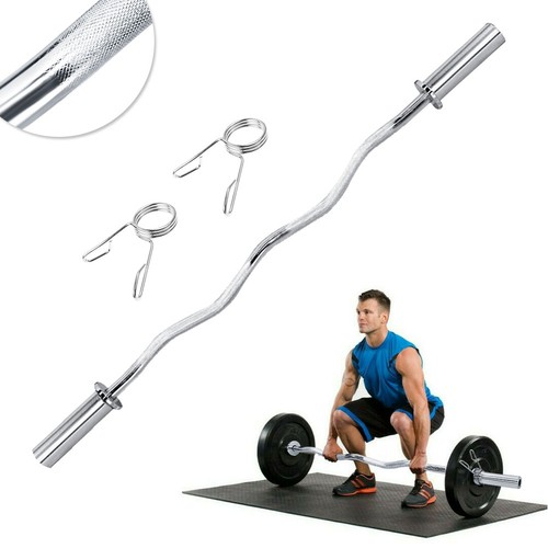 4ft olympic barbell ez - olympic, curl